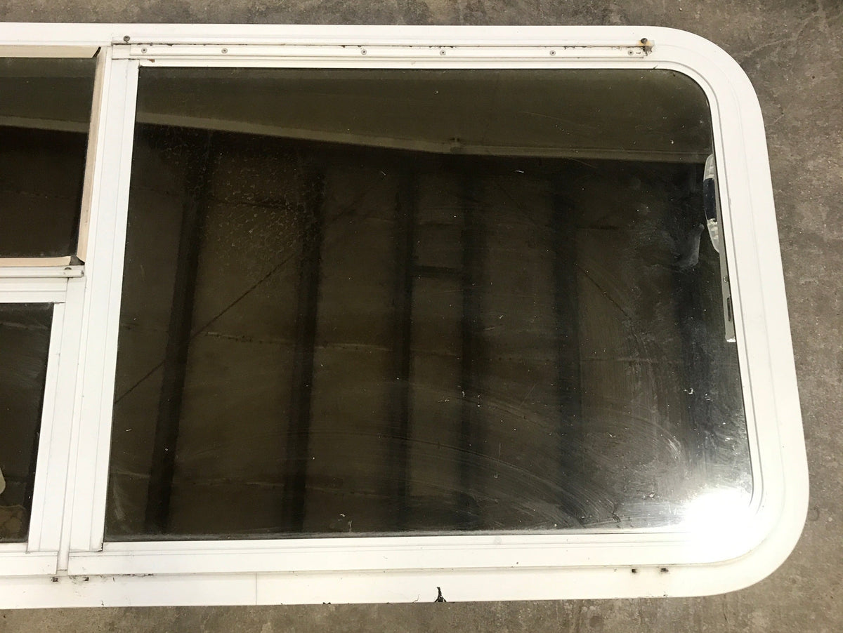 Used White Emergency Opening Window : 47 1/2 W x 21 1/2 H x 2 D