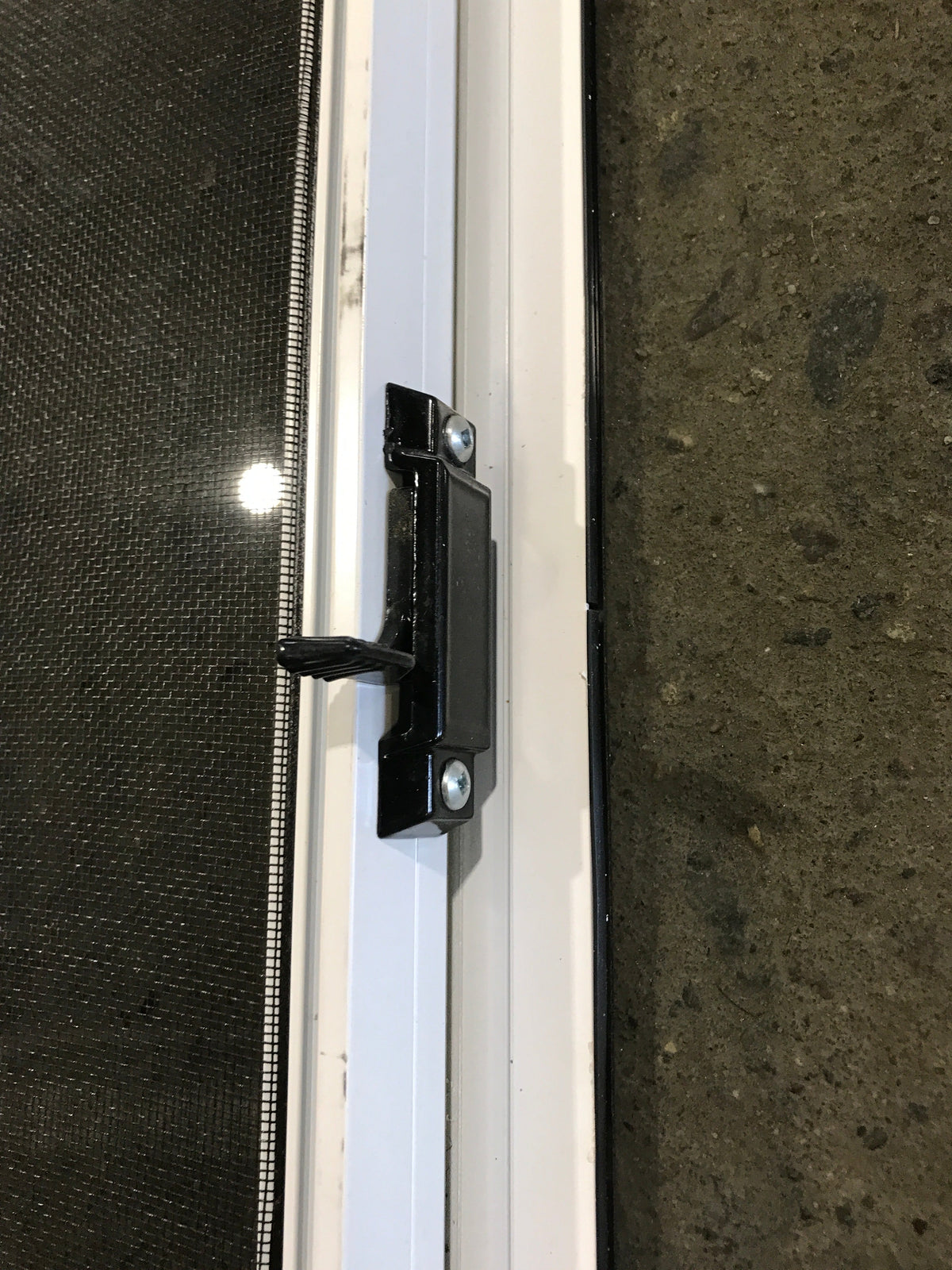 Used White Radius Emergency Opening Window : 54 1/4 W x 21 3/4 H x 2 D