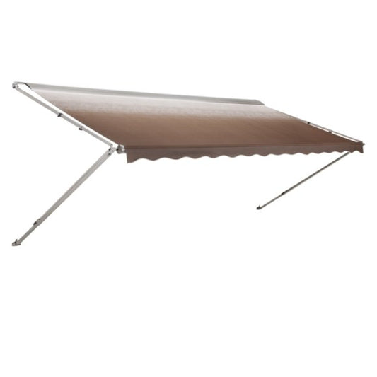 Dometic Corp 848NS17.40TU - 8500 Patio Awning, Sandstone, 17', White Weathershield/ Black End Cap