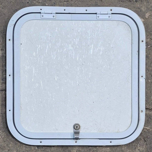 Used Radius Cornered Cargo Door - 17 7/8 X 17 7/8 X 1/2