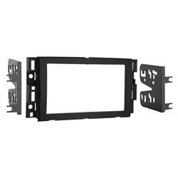 Radio Mounting Kit Metra Electronics 95-3305 TurboKits; For Installing An Aftermarket Double-DIN Or Two Single-DIN Vehicle Radios; Painted; OEM Black; ABS Plastic