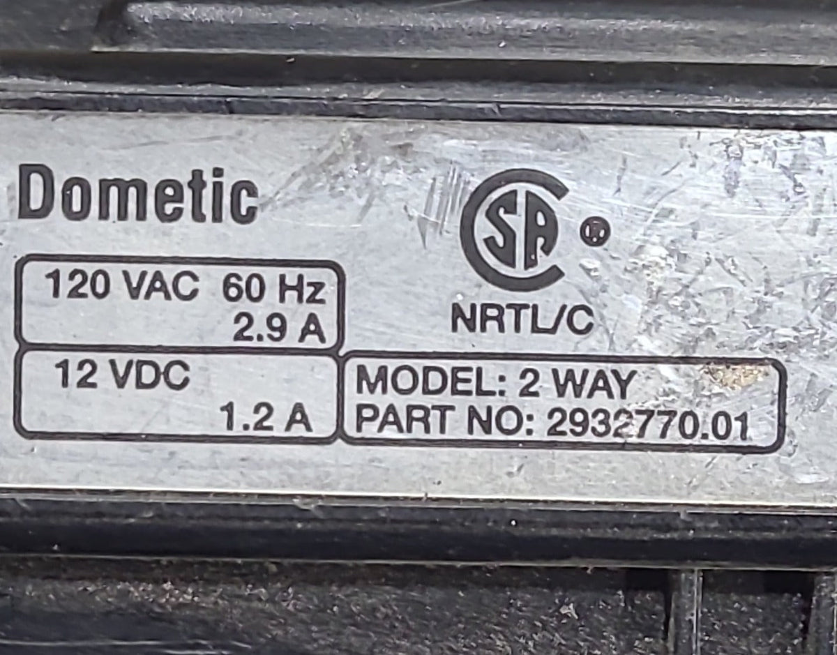Used Dometic Refrigerator Control Board 2 Way 2932770.01