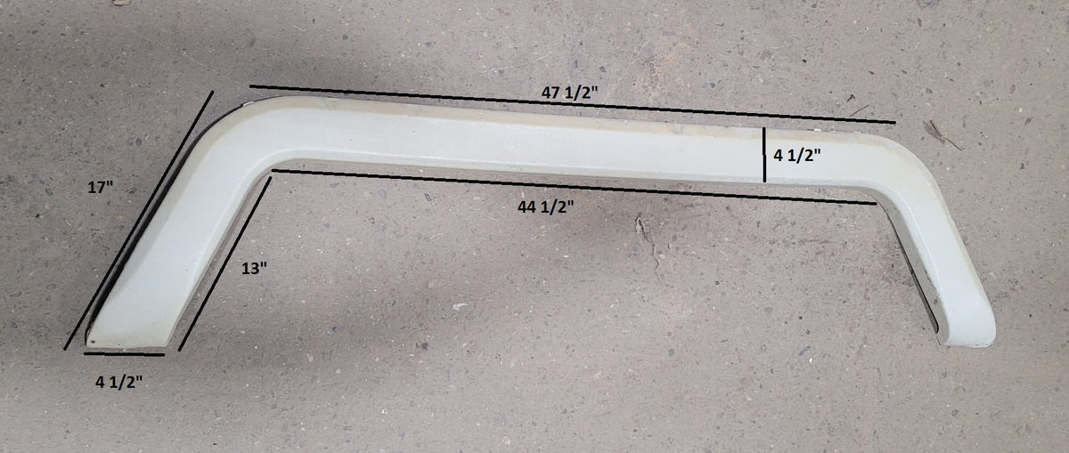 Used Trail-Lite Fender Skirt 47 1/2 X 17
