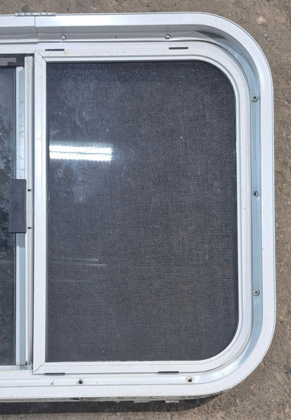 Used White Radius Opening Window : 23 1/4 W x 17 1/2 H x 1 7/8 D
