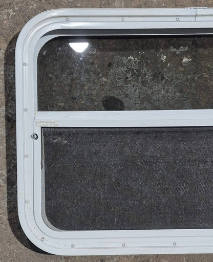 Used White Radius Opening Window : 29 1/2 W x 19 1/4 H x 1 7/8 D